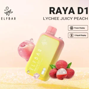 ELF BAR RAYA D1 – Lychee Juicy Peach