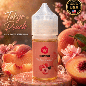 Willwell Tokyo Peach Nic Salt E-Liquid 30ml 50MG