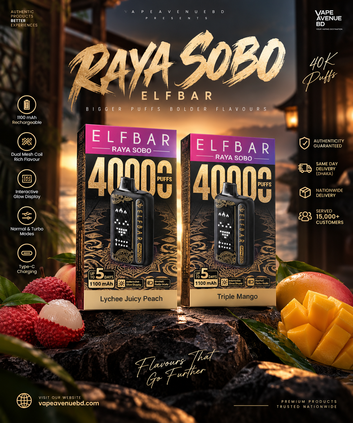 Elfbar RAYA SOBO 40K PUFFS